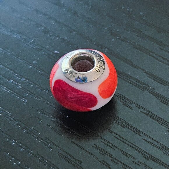 Pandora charm red murano glass - Picture 1 of 5